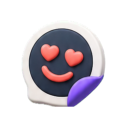 Animated emoji stamps icon